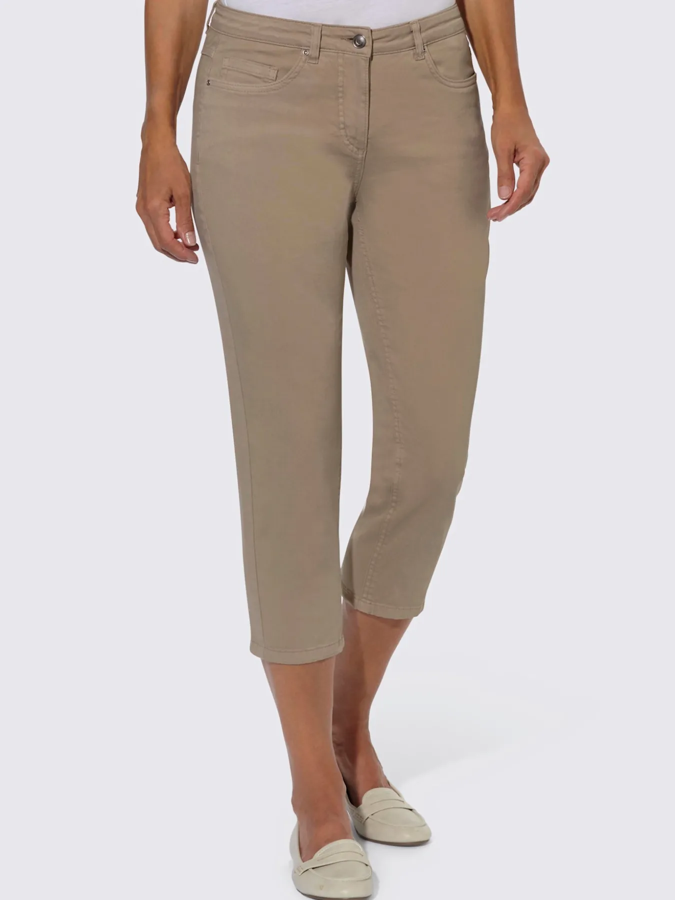 Jean 3/4 qualité coton doux sur la peau