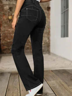 Jean bootcut avec coton
