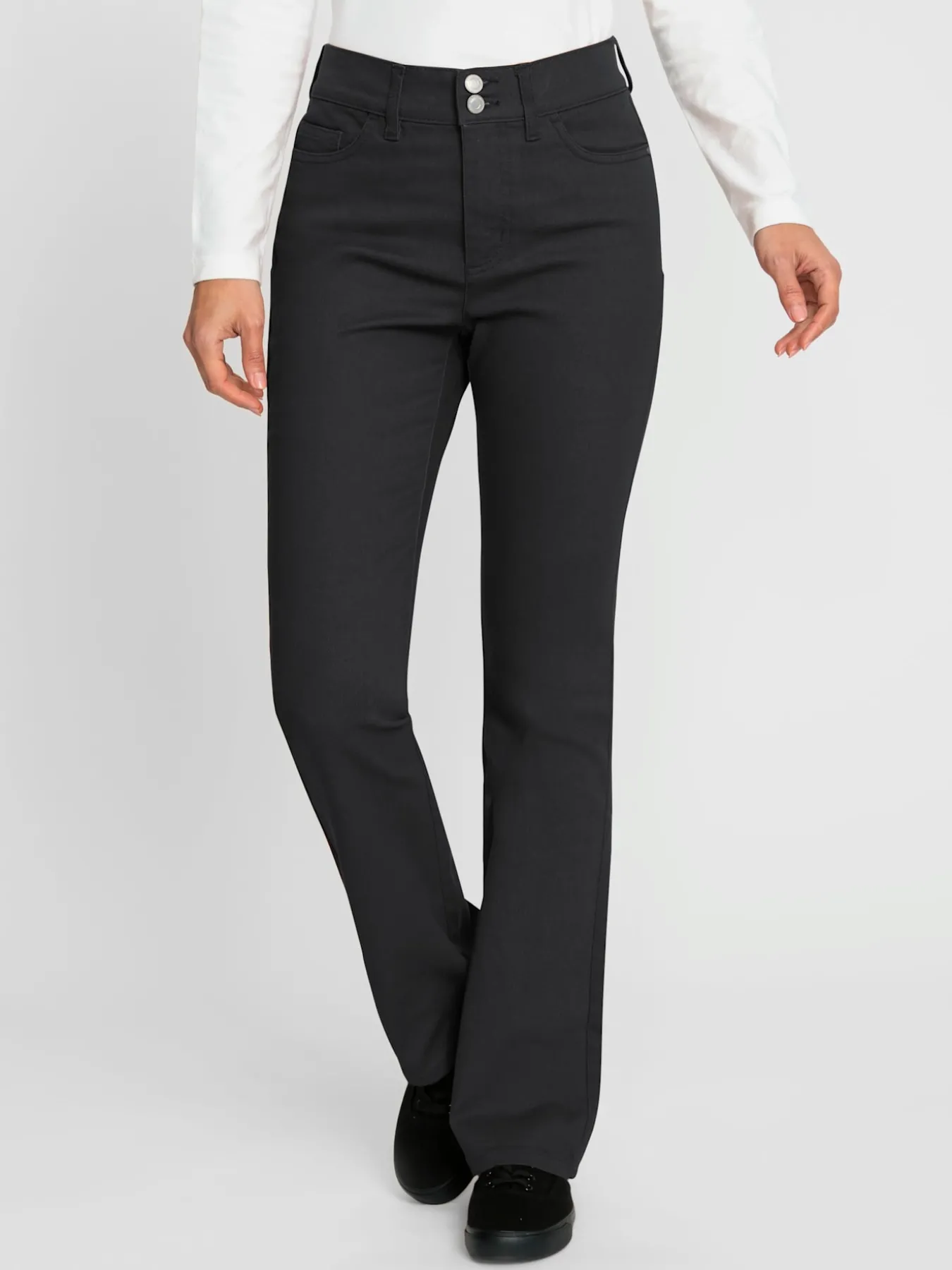 Jean bootcut avec coton