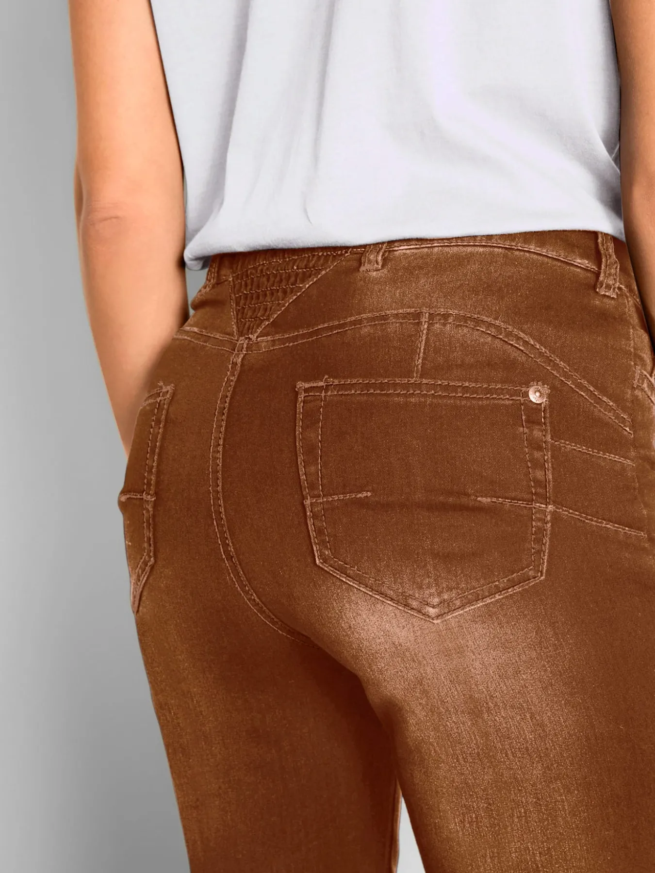 Jean bootcut avec coton