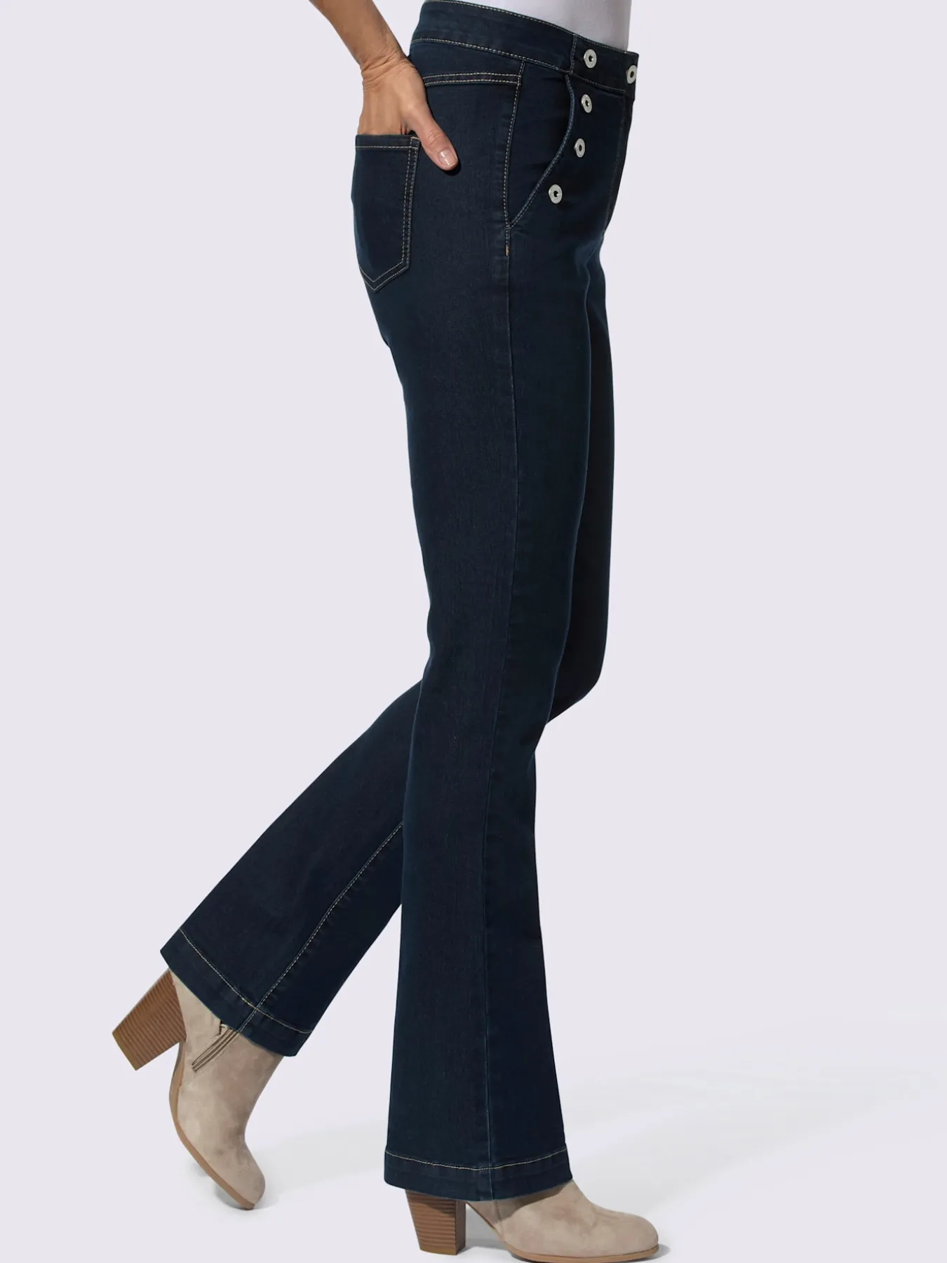 Jean bootcut qualité coton