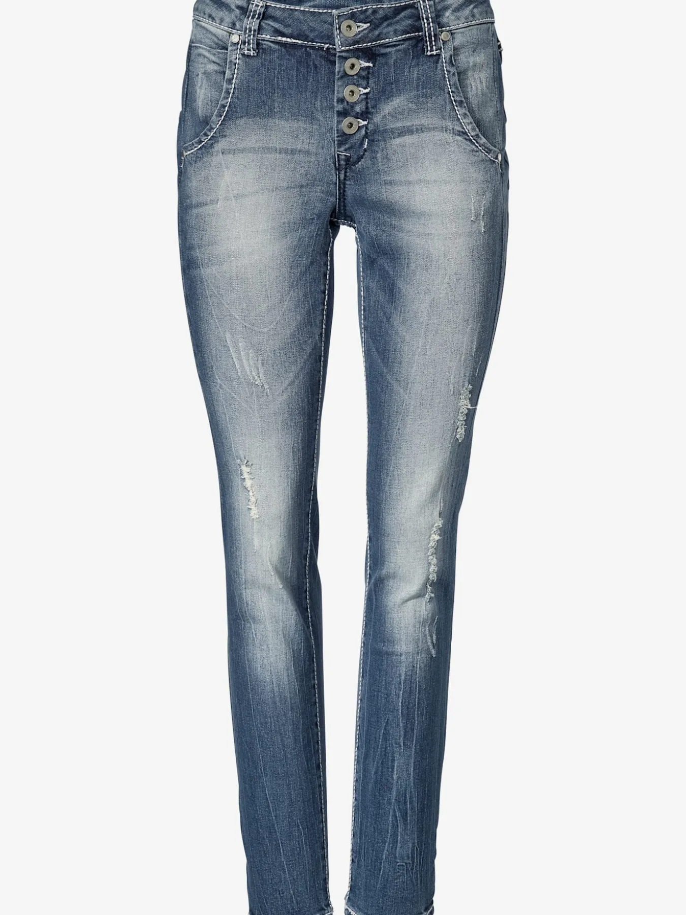 Jean boyfriend coupe droite