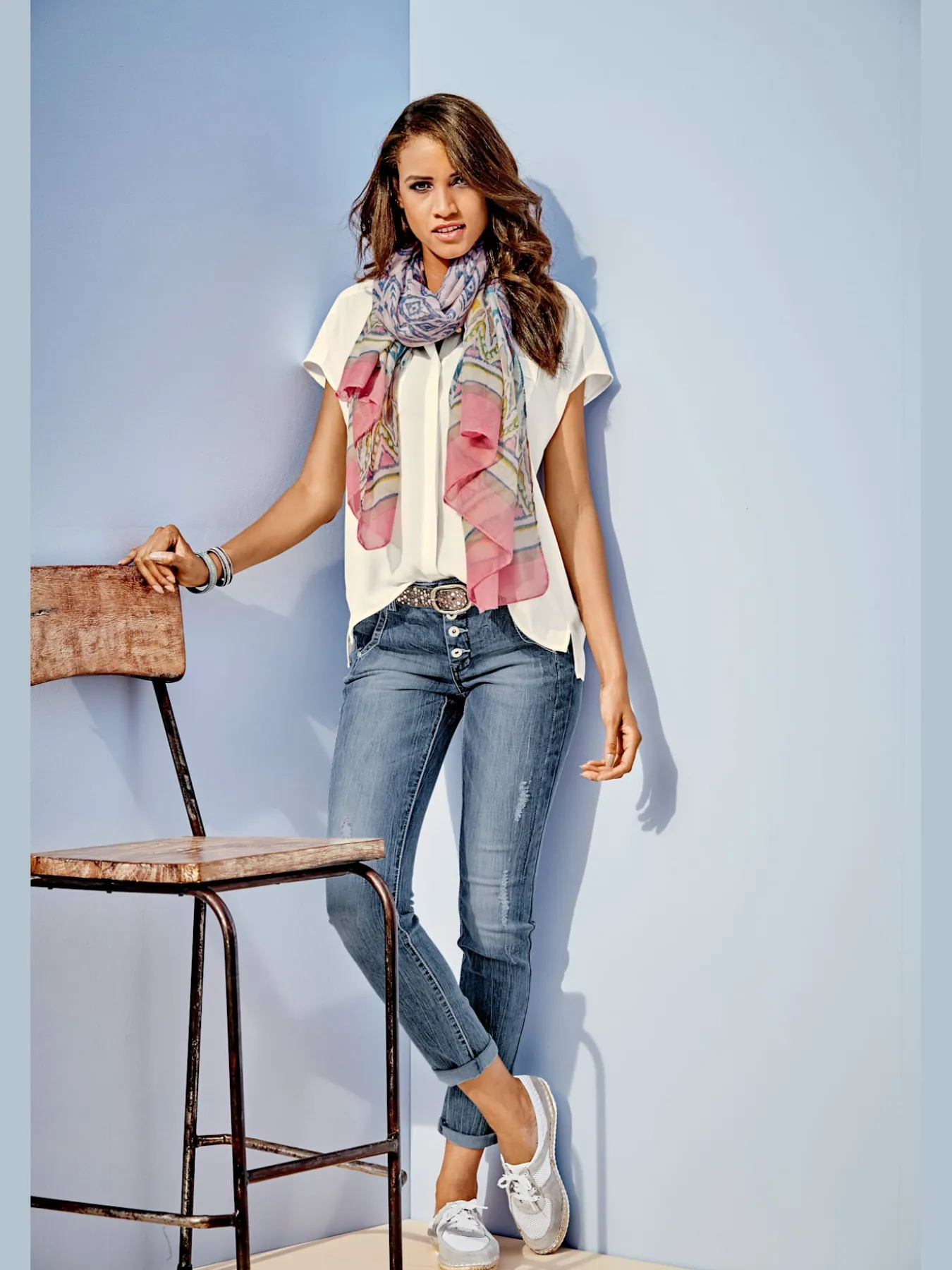 Jean boyfriend coupe droite