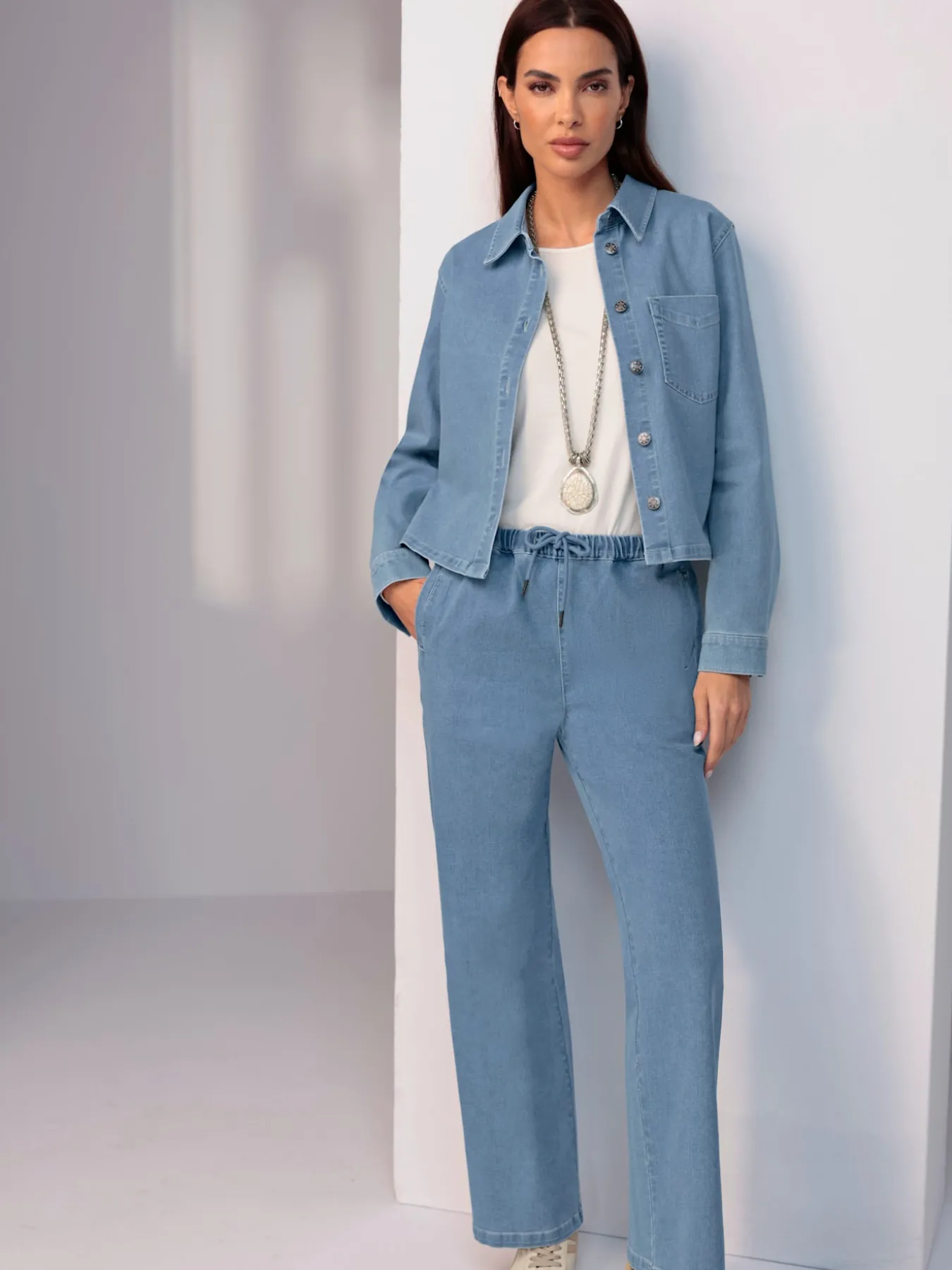 Jean ceinture élastique