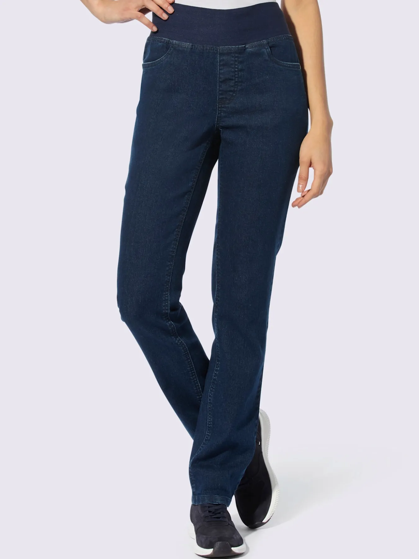 Jean ceinture élastique confortable
