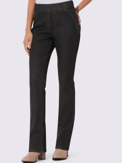 Jean ceinture élastique confortable