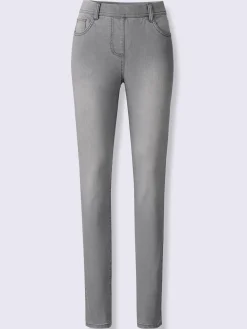 Jean ceinture élastique pour plus de confort