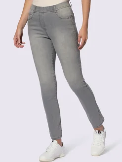 Jean ceinture élastique pour plus de confort