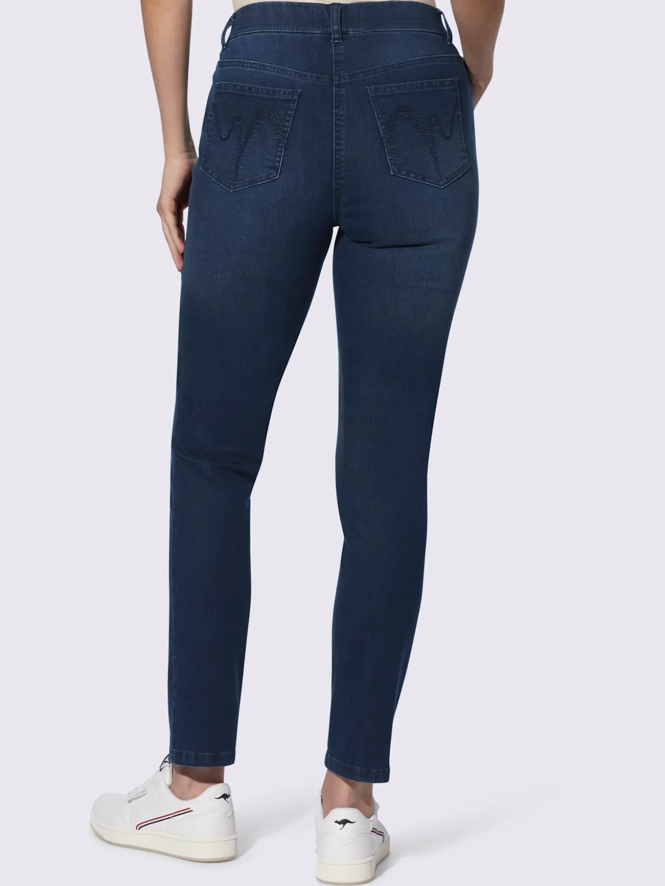 Jean ceinture élastique pour plus de confort