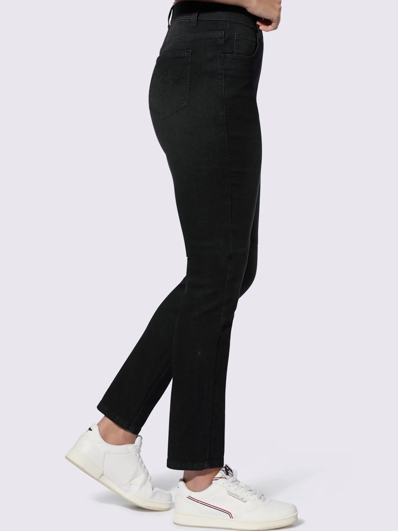 Jean ceinture élastique pour plus de confort