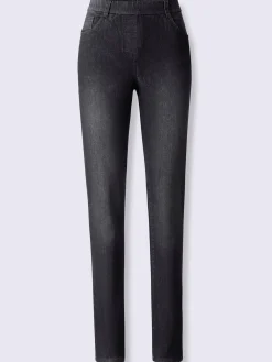 Jean ceinture élastique pour plus de confort