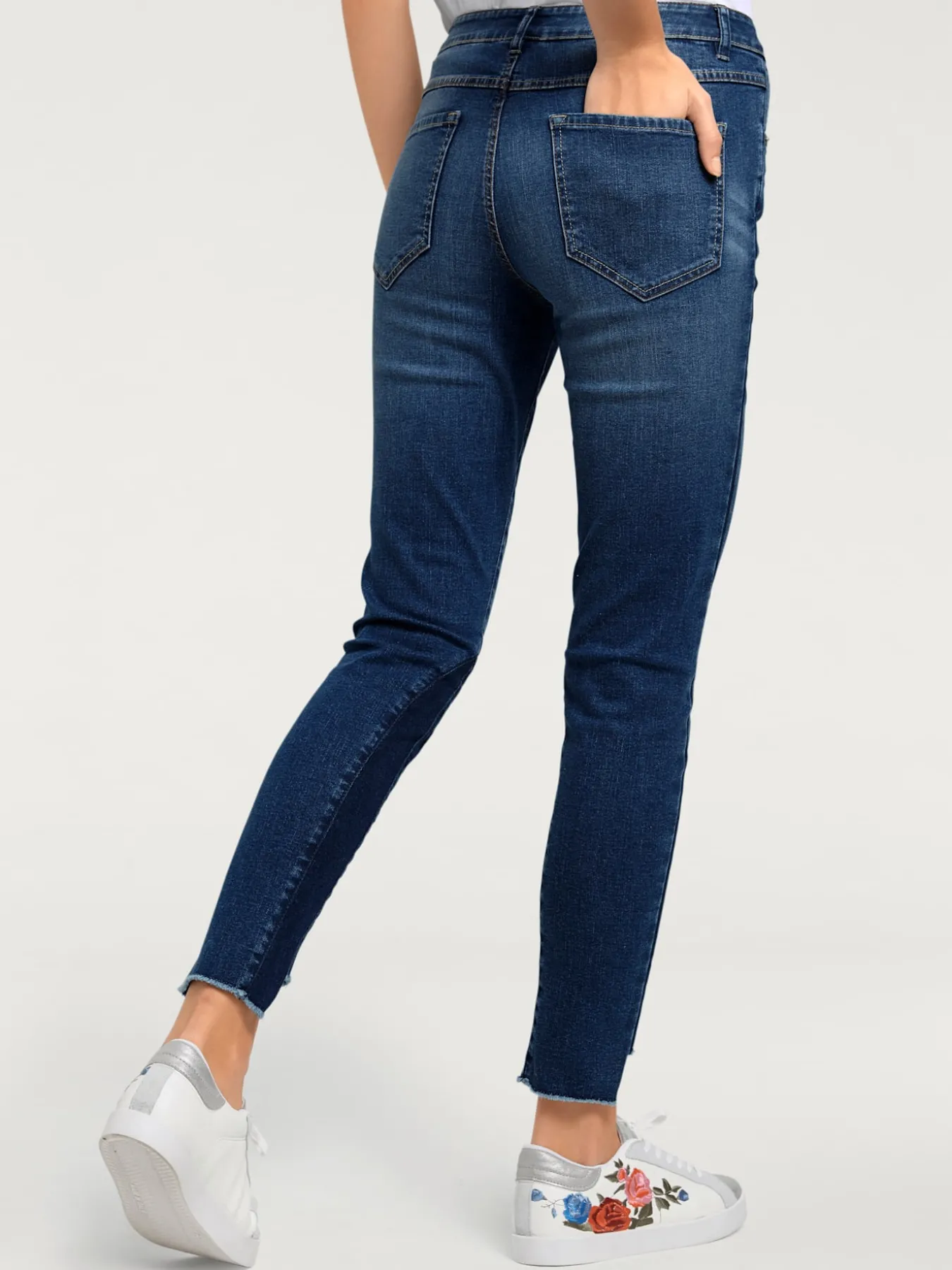 Jean déchiré longueur 7/8