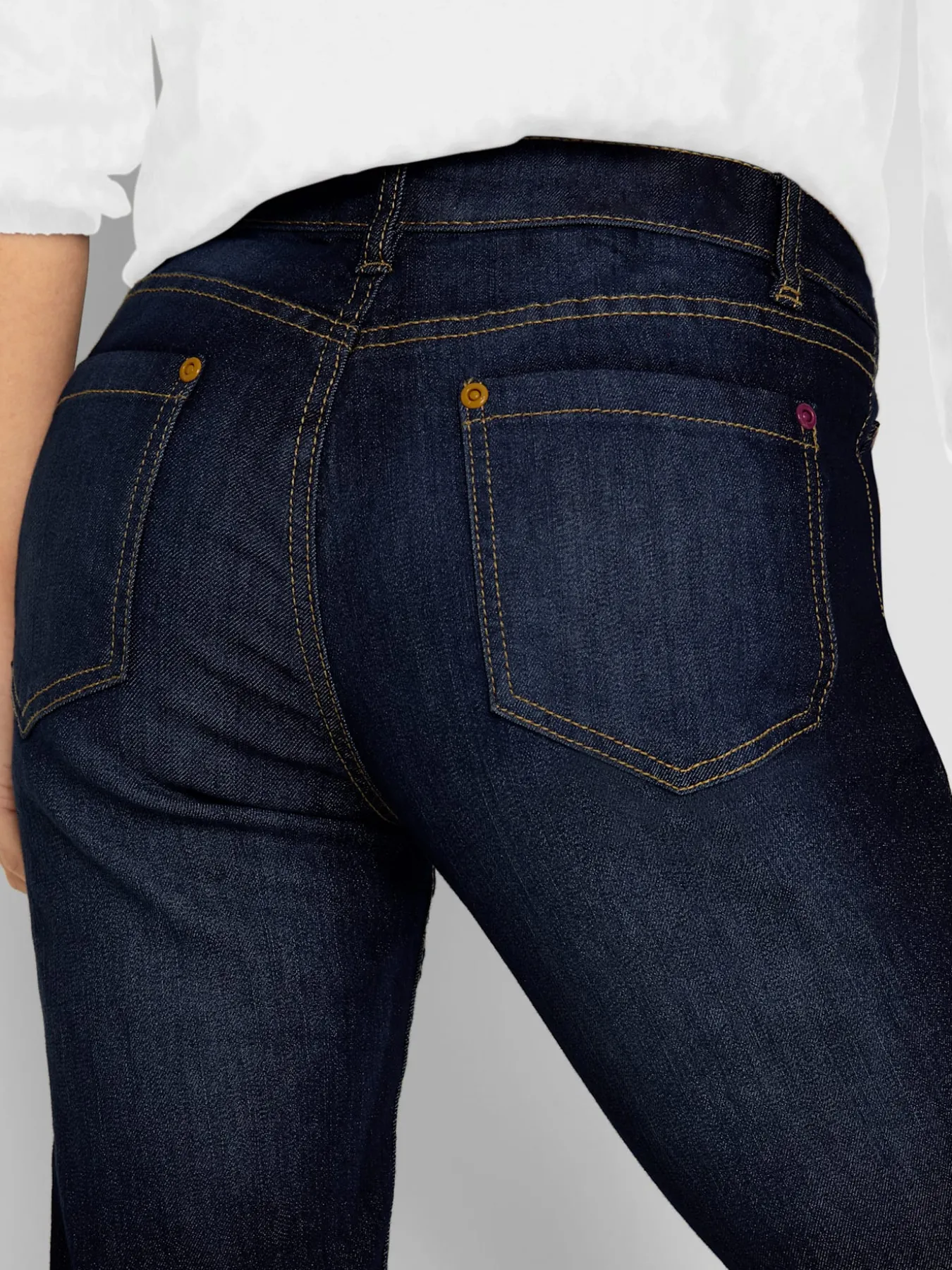 Jean droit avec coton