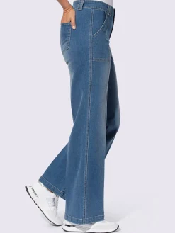 Jean droit coupe tendance et large
