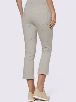 Jean extensible superbe broderie