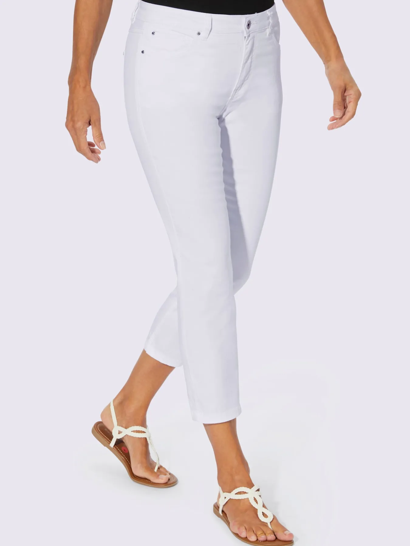 Jean femme 7/8 delavé