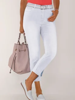 Jean femme 7/8 delavé