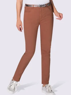 Jean femme coupe skinny 4 poches taille haute