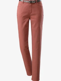 Jean femme coupe skinny 4 poches taille haute