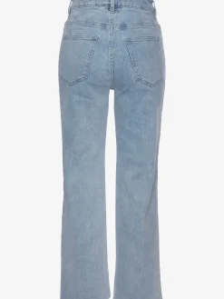 Jean large longueur 7/8 tendance, jambes évasées