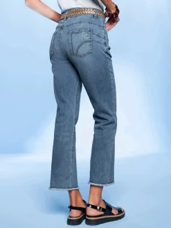 Jean push-up mélange de cotons agréable à porter