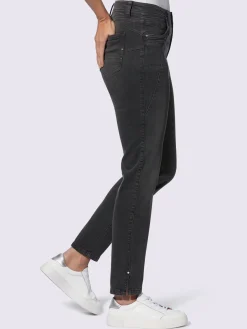 Jean skinny coutures de séparation affinantes