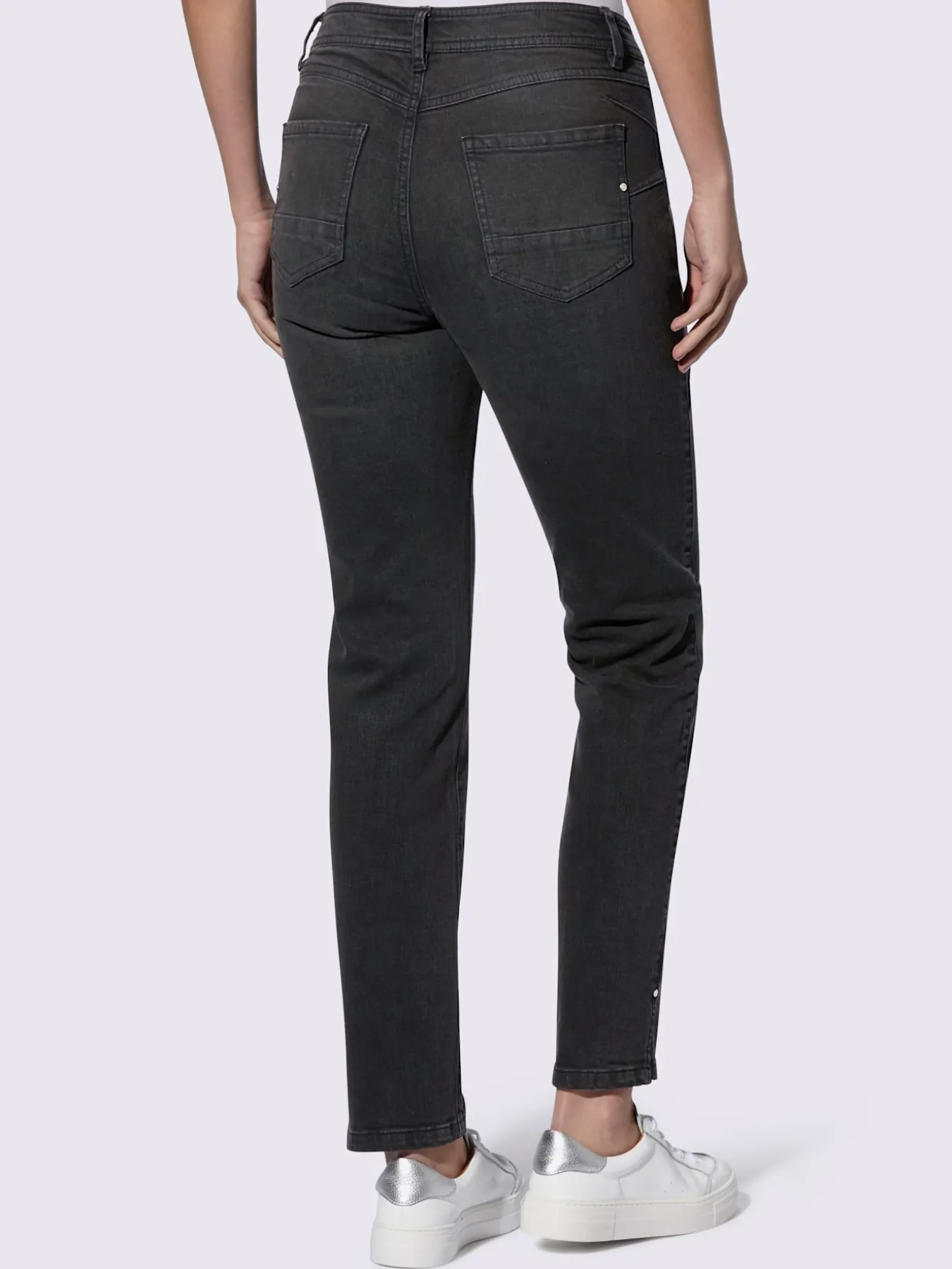 Jean skinny coutures de séparation affinantes