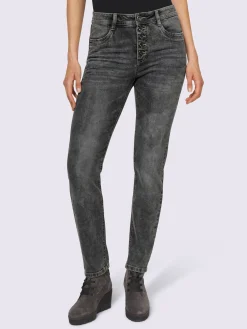 Jean skinny effet froissé tendance
