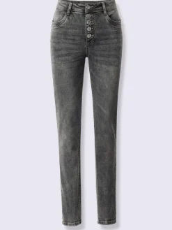 Jean skinny effet froissé tendance