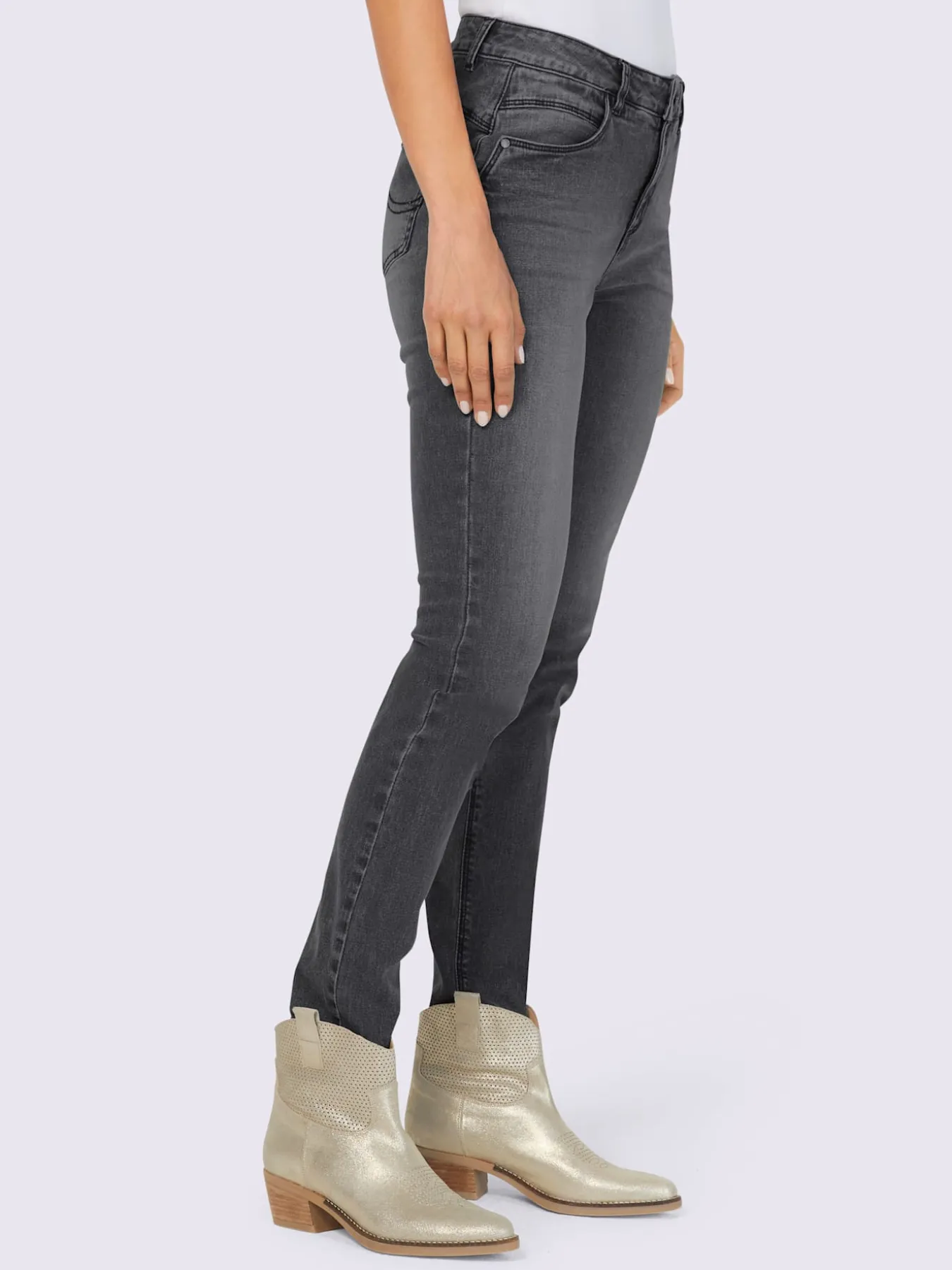 Jean skinny poches tendance