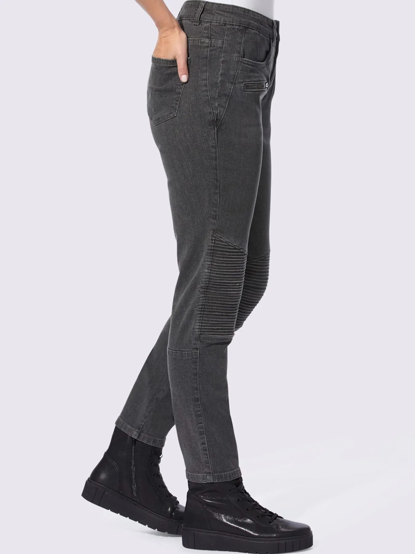 Jean style motard tendance