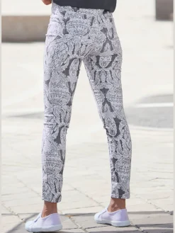 Jegging 7/8 fausses poches devant, poches arrière