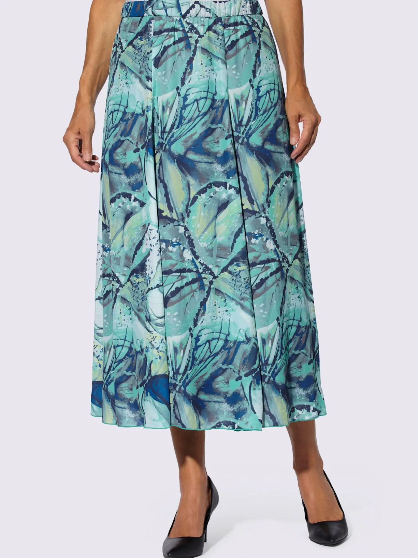 Jupe à panneaux polyester recyclé