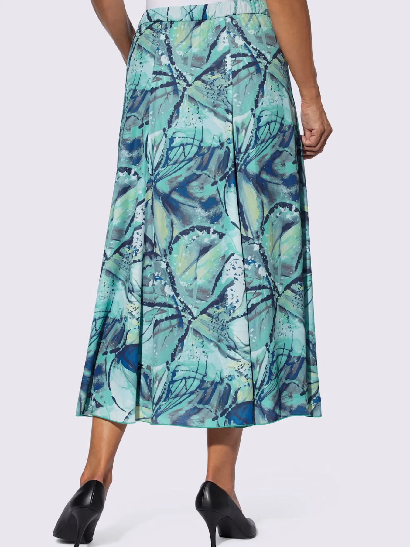 Jupe à panneaux polyester recyclé