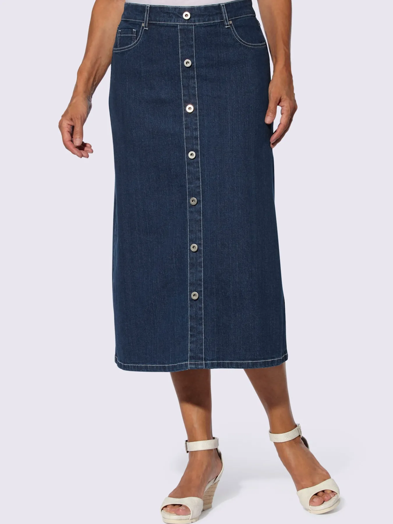 Jupe en jean 99% coton