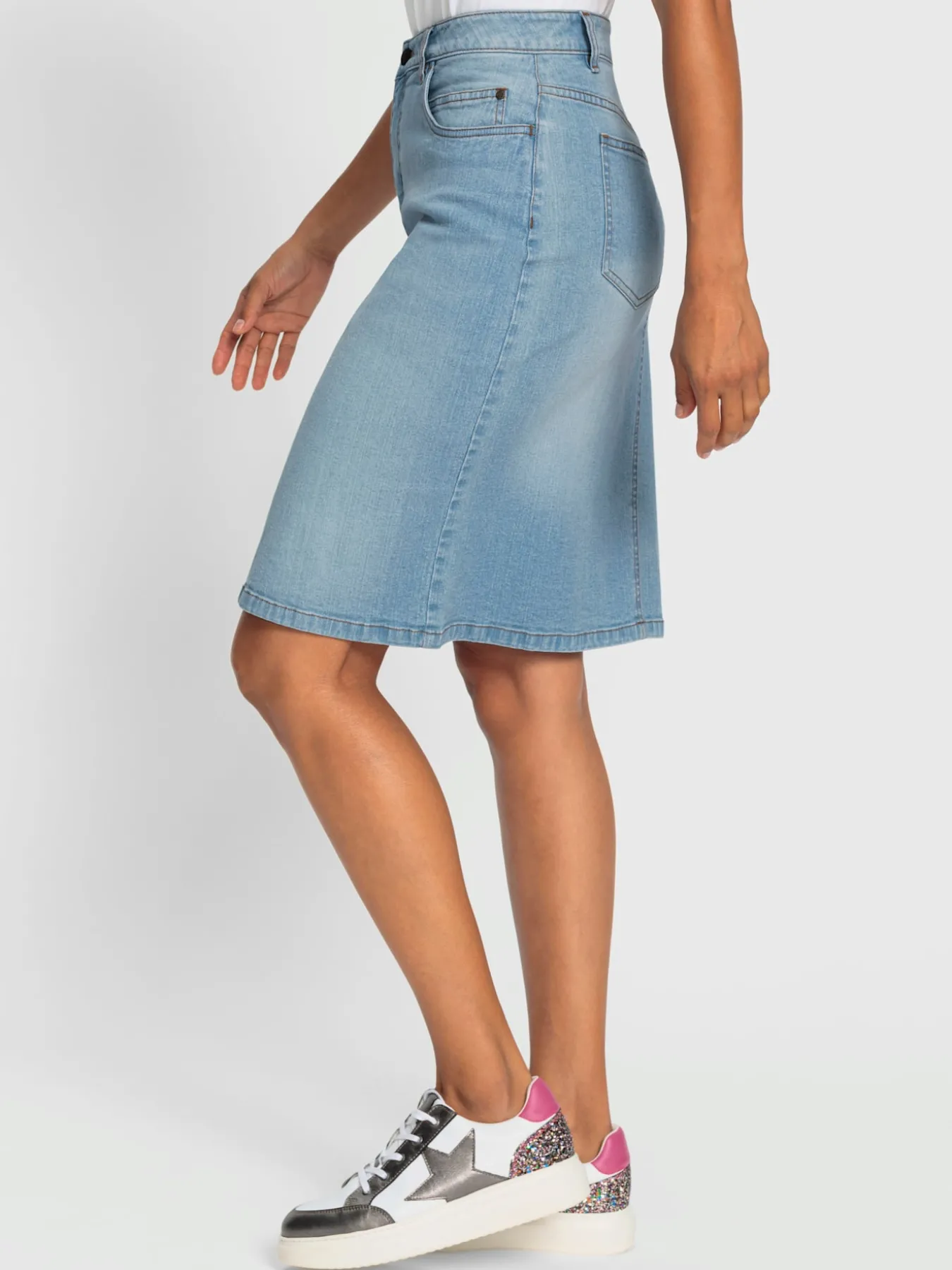 Jupe en jean 99% coton