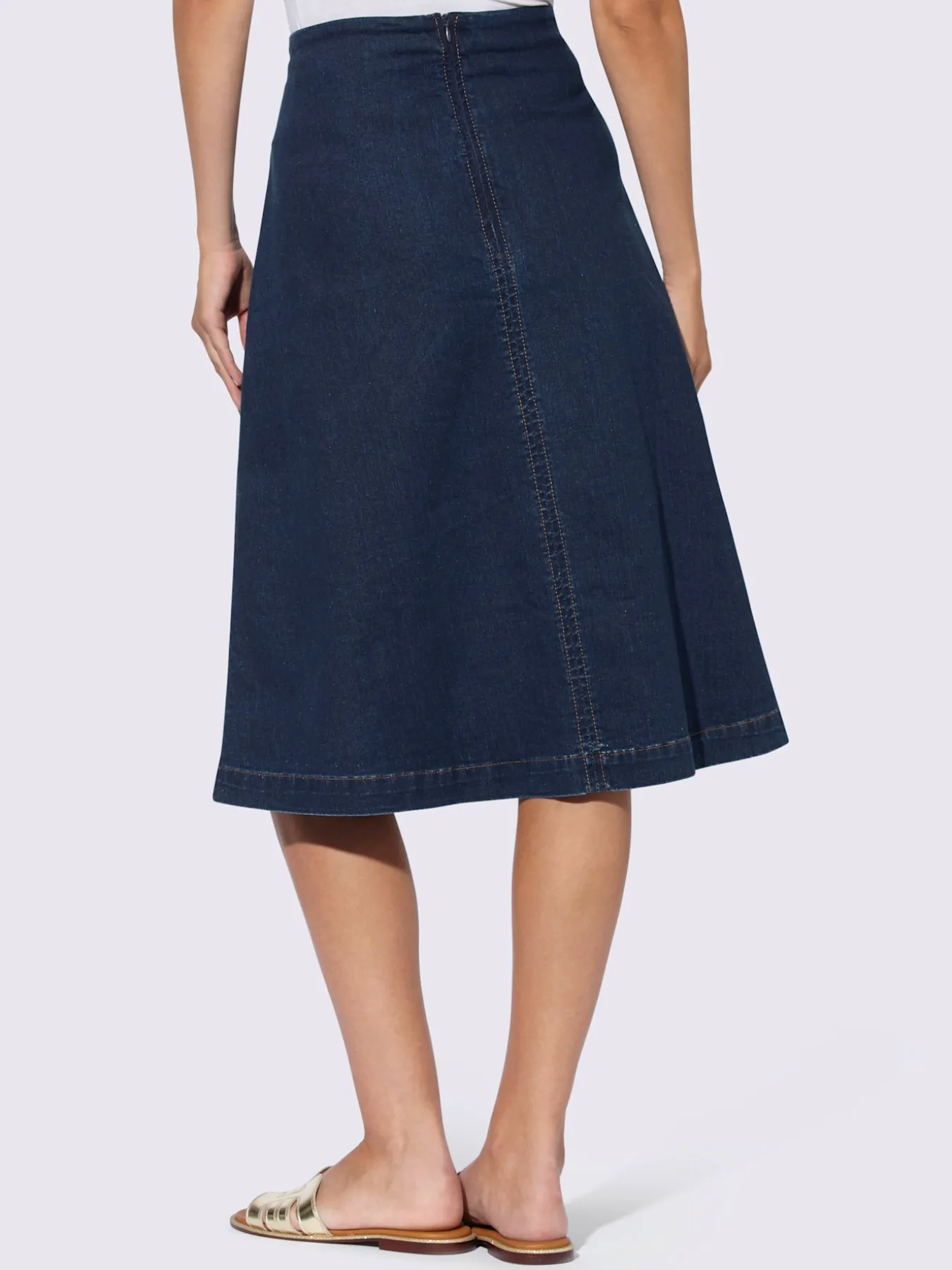 Jupe en jean denim doux