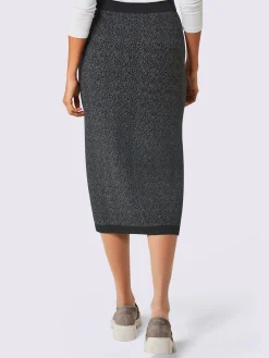 Jupe en tricot 40% laine