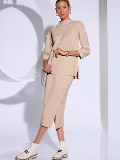 Jupe en tricot à porter ensemble ou séparément pour un style parfait