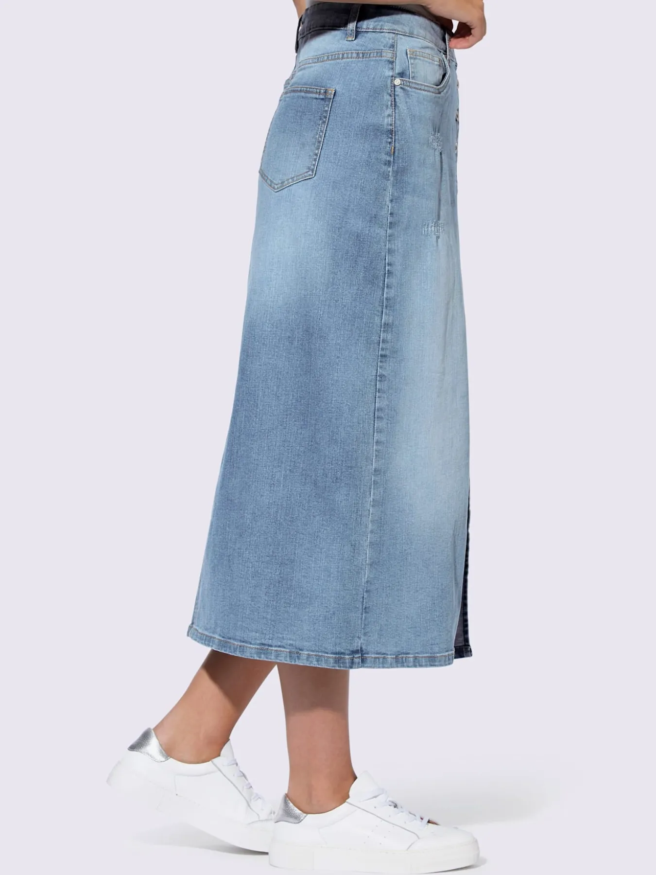 Jupe longue délavé tendance