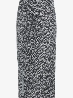 Jupe midi ceinture avec élastique intégré