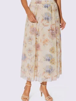 Jupe tissée ceinture élastique confortable