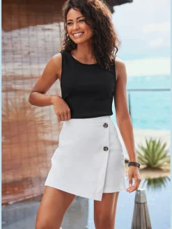 Jupe-culotte jupe style skort