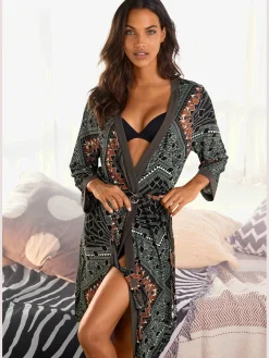 Kimono avec ceinture à nouer