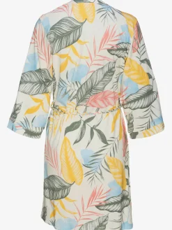 Kimono avec tresses comme ceinture à nouer