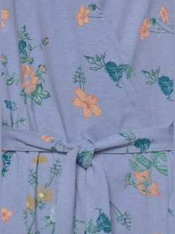 Kimono fantaisie avec volants aux ourlets