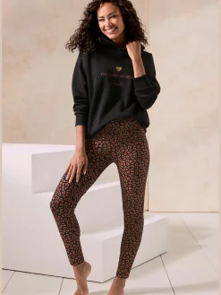 Legging à imprimé léopard