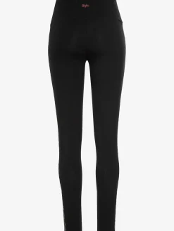 Legging avec détails léopard sur les côtés.