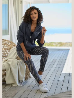 Legging avec motif zèbre