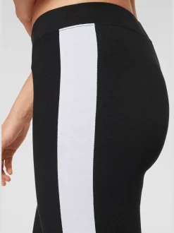 Legging avec rayures latérales contrastées